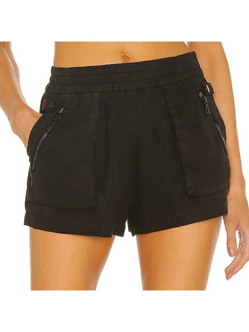 New alice + Olivia | Britney High-Waist Patch-Pocket Shorts